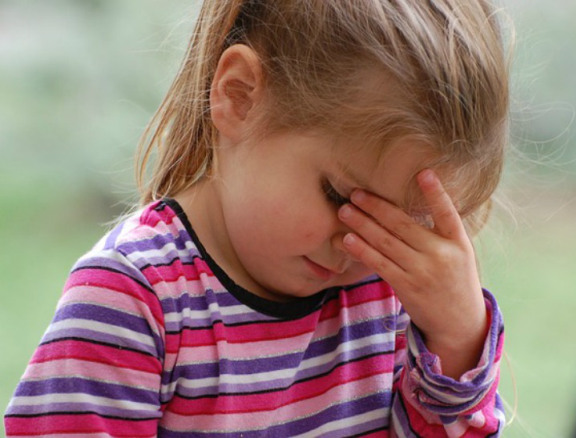 stressed children